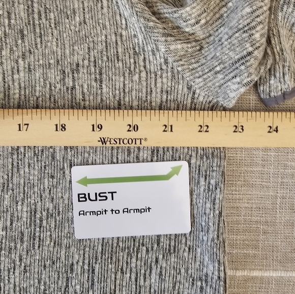 Purejill SP Linen Blend Stretchy Pullover Top 3/4 Sleeve - Picture 7 of 7